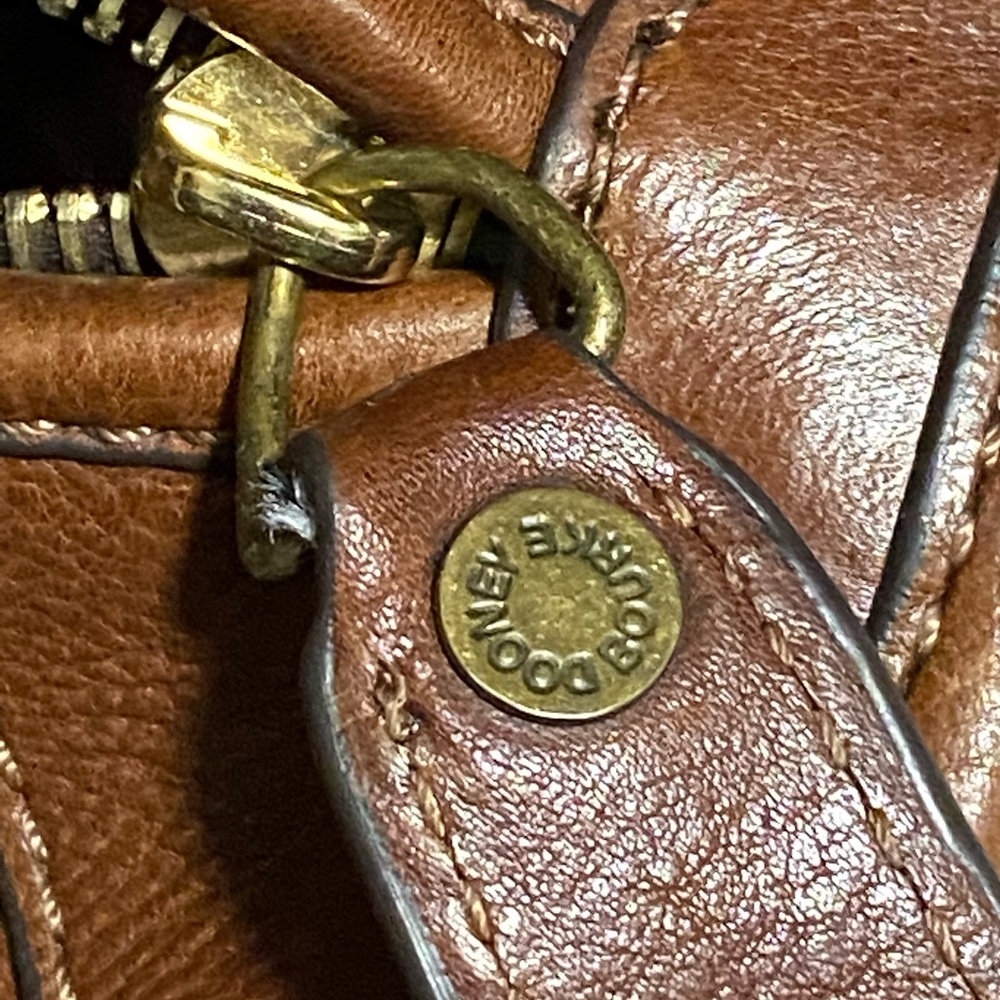 Vintage Brown Leather Bag - Picture 6 of 6